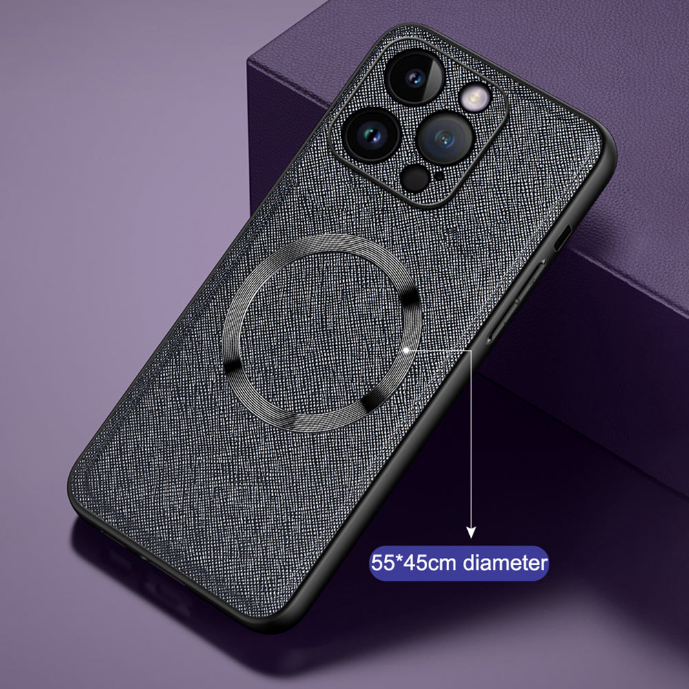 Phone Case Compatible with MagSafe for iPhone 13 Pro Leather TPU Magnetic Phone Cover Phone Case Compatible with MagSafe for iPhone 13 Pro Leather TPU Magnetic Phone Cover